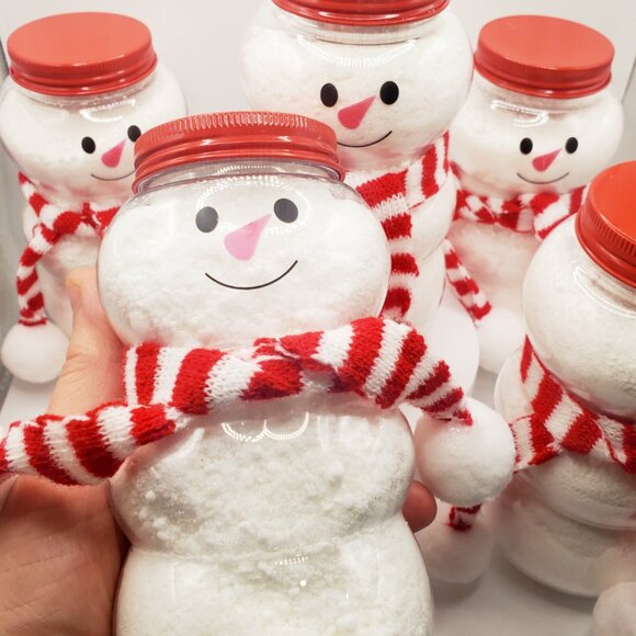 Snowman Bath Bomb Dust | Snow Bath Dust - Picture 4 of 6